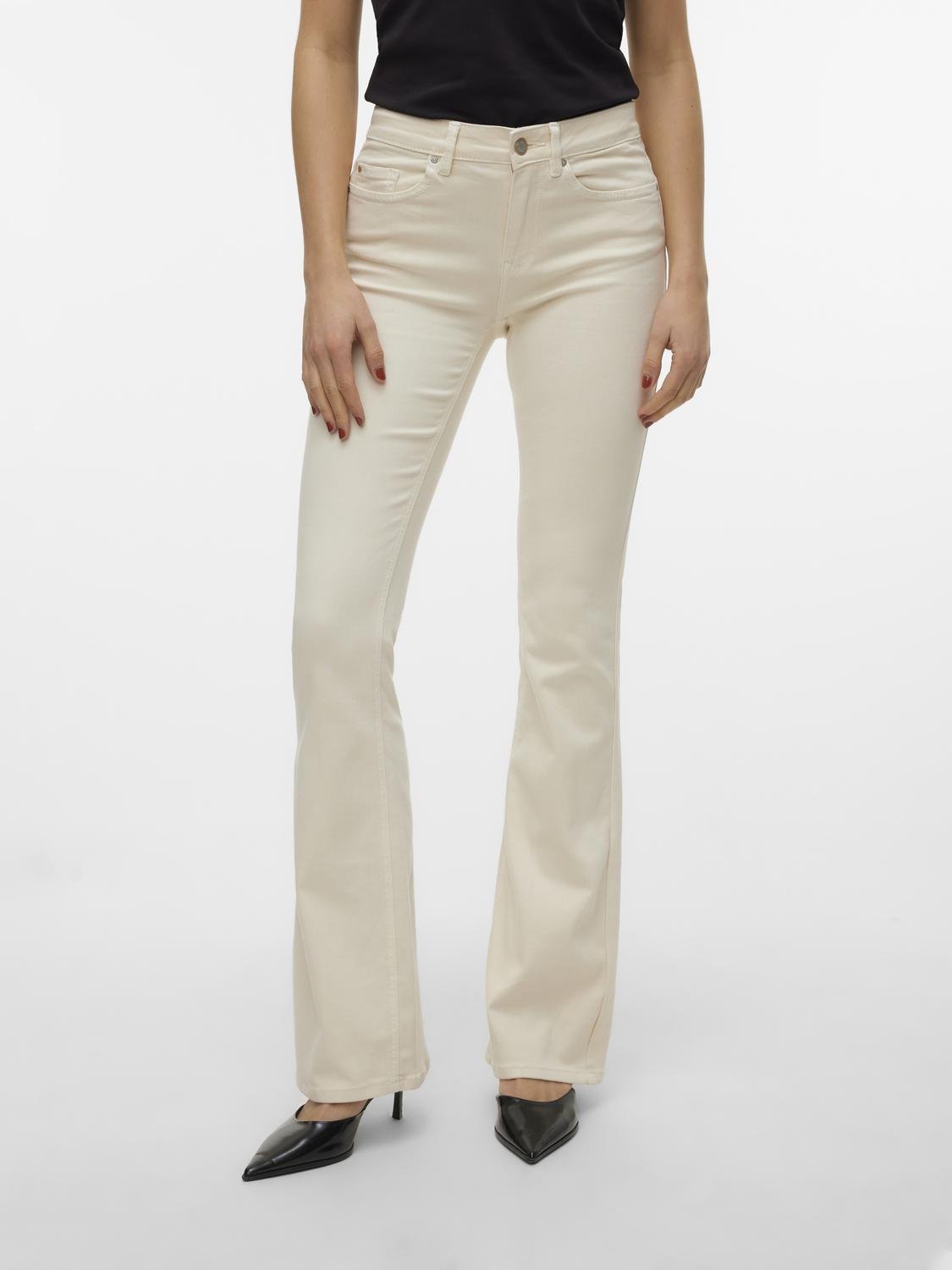 VMFLASH Jeans - Ecru - VERO MODA & VILA Bergvik